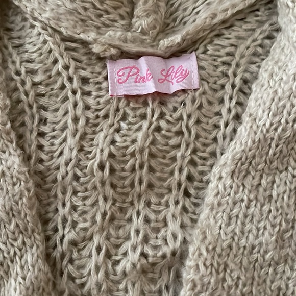Pink lily cardigan - Picture 2 of 3